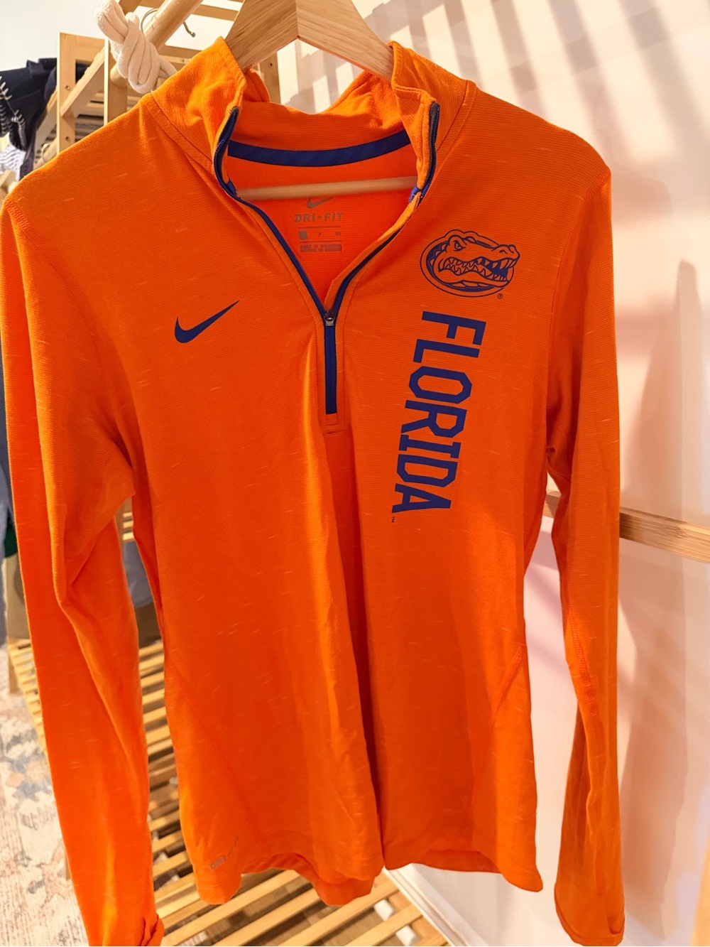 Nike Orange Florida Gators Dri-FIT Quarter-Zip Youth Pullover